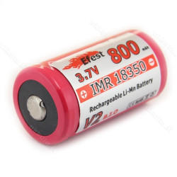 18350 Efest high drain lithium batteri med knop